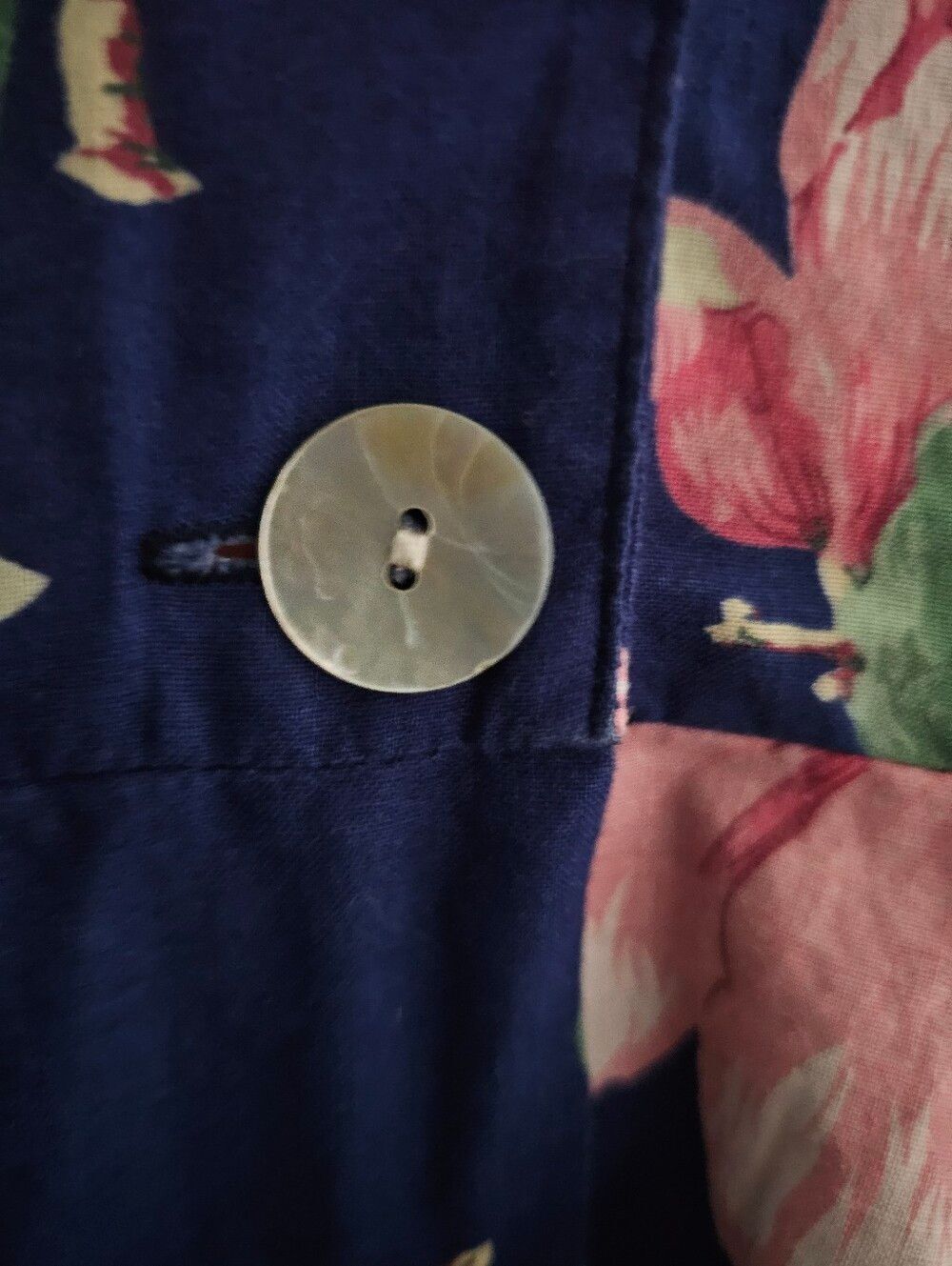 Vintage Carol Anderson California Floral Midi Dress USA Cotton M Cottagecore - Picture 4 of 15
